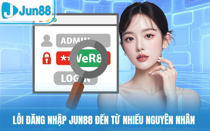 Lỗi đăng nhập Jun88 đến từ nhiều nguyên nhân
